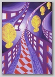 “Fokus” , Acryl auf Leinwand , 60 x 70 , 1999