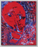 “Spuren” , Acryl auf Leinwand , 40 x 50 , 2000