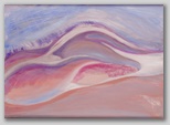 “Sanddünen” , Acryl auf Leinwand , 70 x 50 , 2002