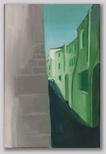 “Canale piccolo” , Acryl auf Leinwand , 40 x 60 , 2001